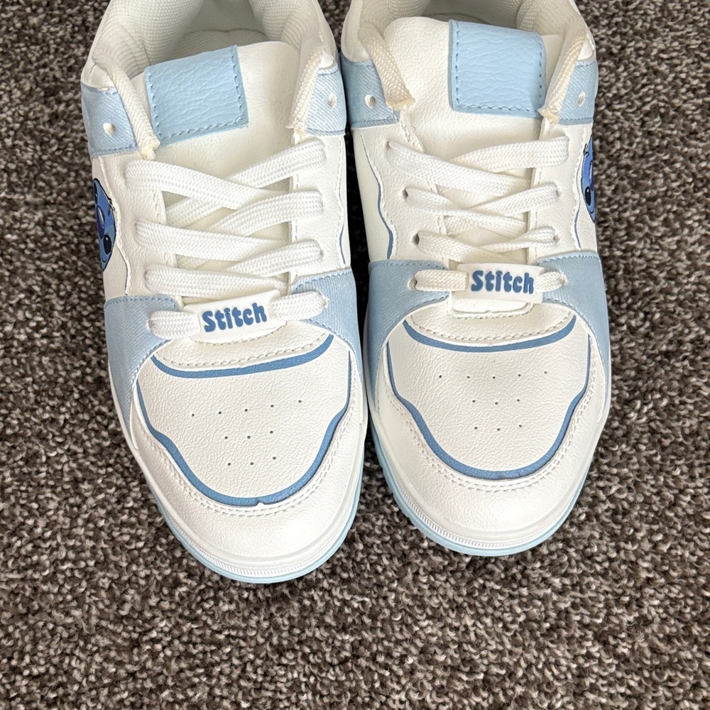 Kids Shoes - White and Blue